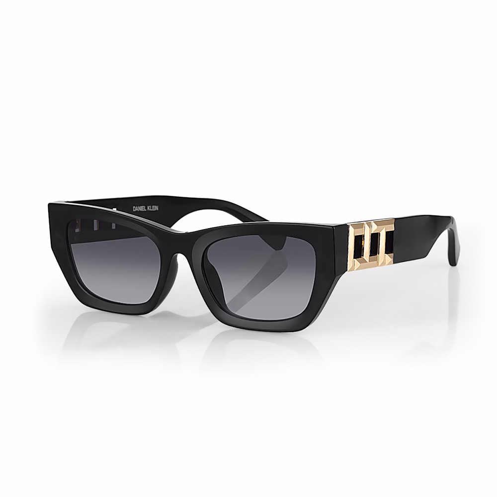 Ochelari de soare Daniel Klein negrii pentru Dama UV400 DK4310-1