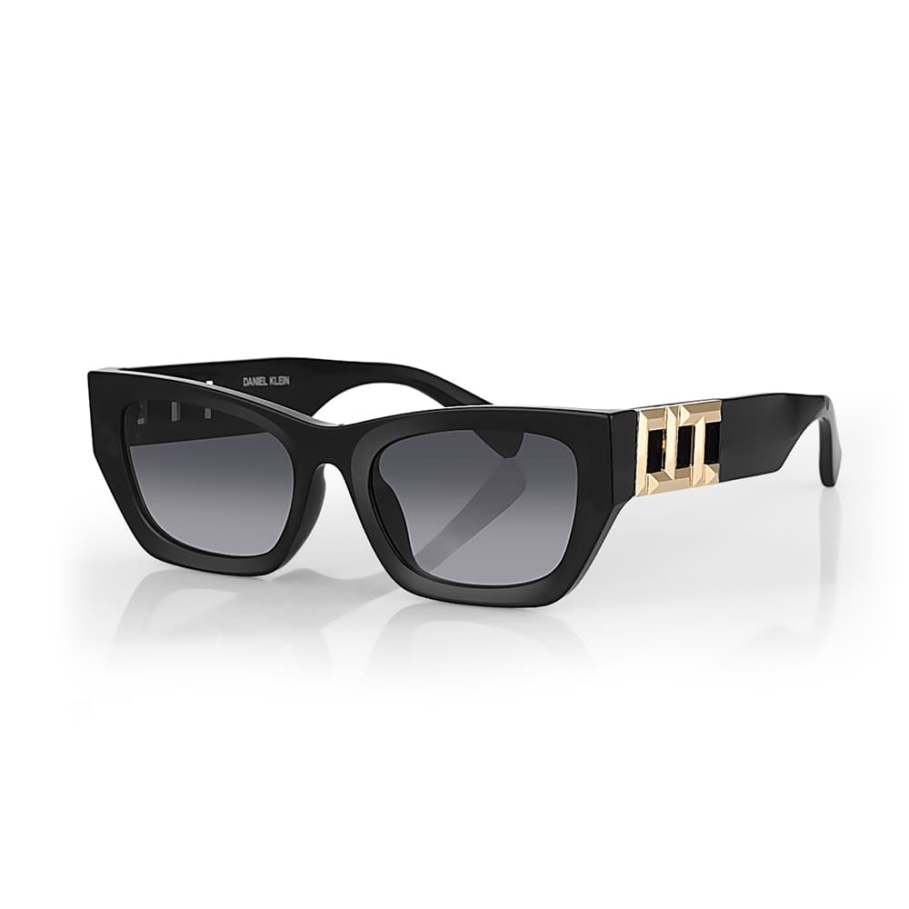Ochelari de soare Daniel Klein negrii pentru Dama UV400 DK4310-1
