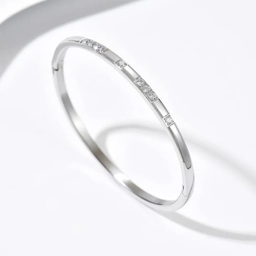 Bratara Fixa Inox Argintie Thia Jewelry S. Steel Dama
