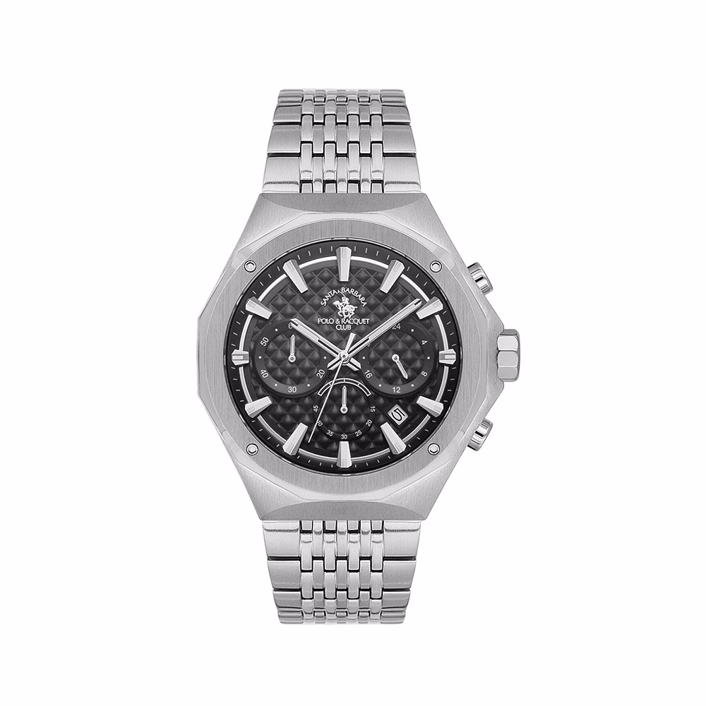 Santa Barbara Polo Legend - Ceas Barbatesc Quartz Argintiu SB.5.10005.1