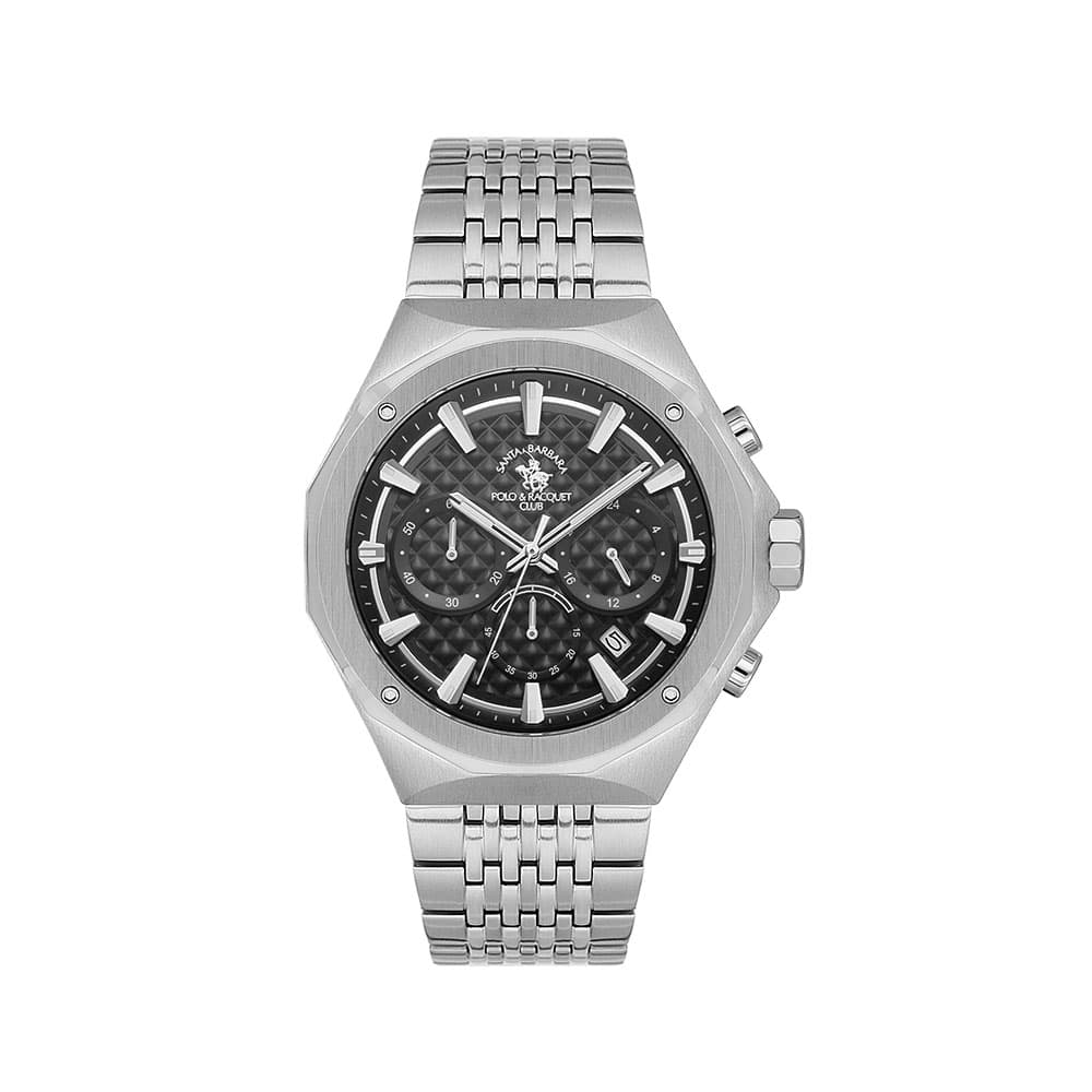Santa Barbara Polo Legend - Ceas Barbatesc Quartz Argintiu SB.5.10005.1