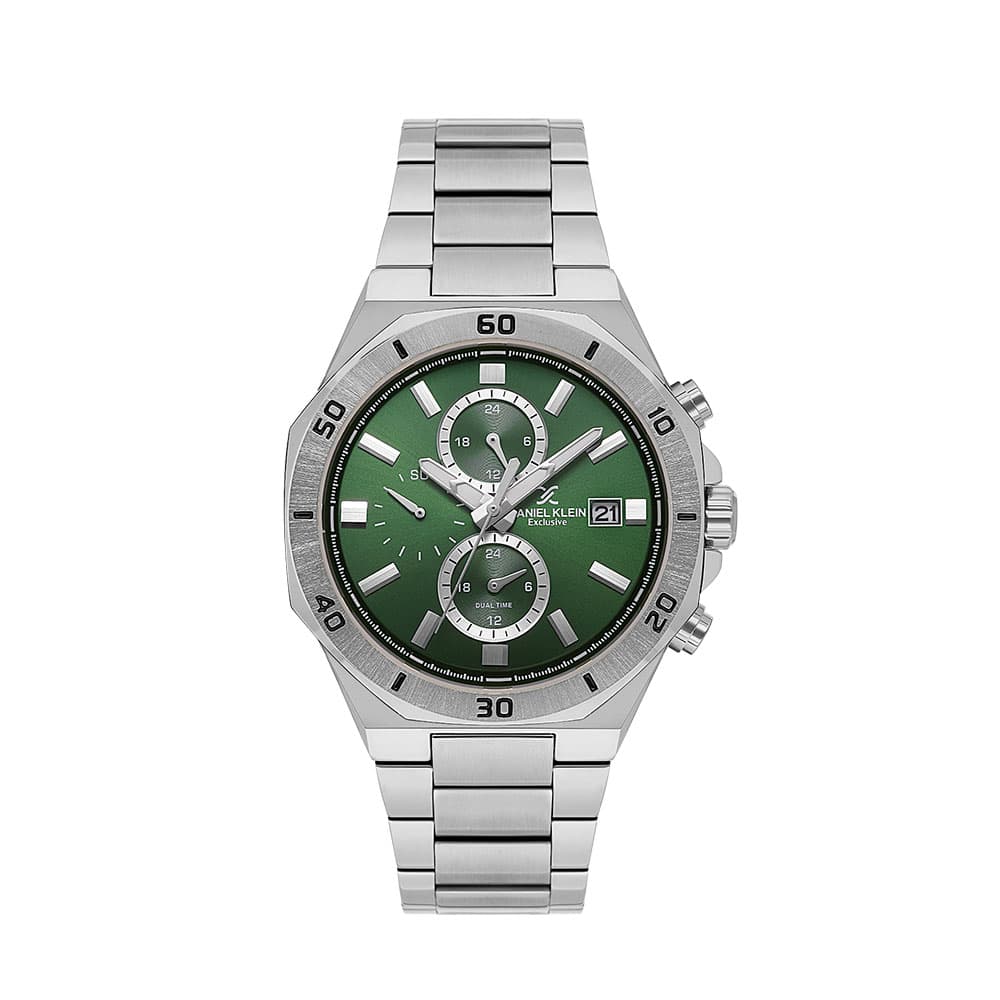 Daniel Klein Exclusive - Ceas Barbatesc Quartz Argintiu DK.1.14004.3