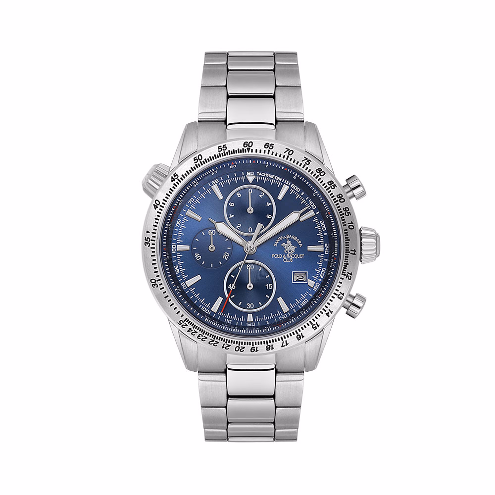 Santa Barbara Polo Legend - Ceas Barbatesc Quartz Argintiu SB.5.10003.2