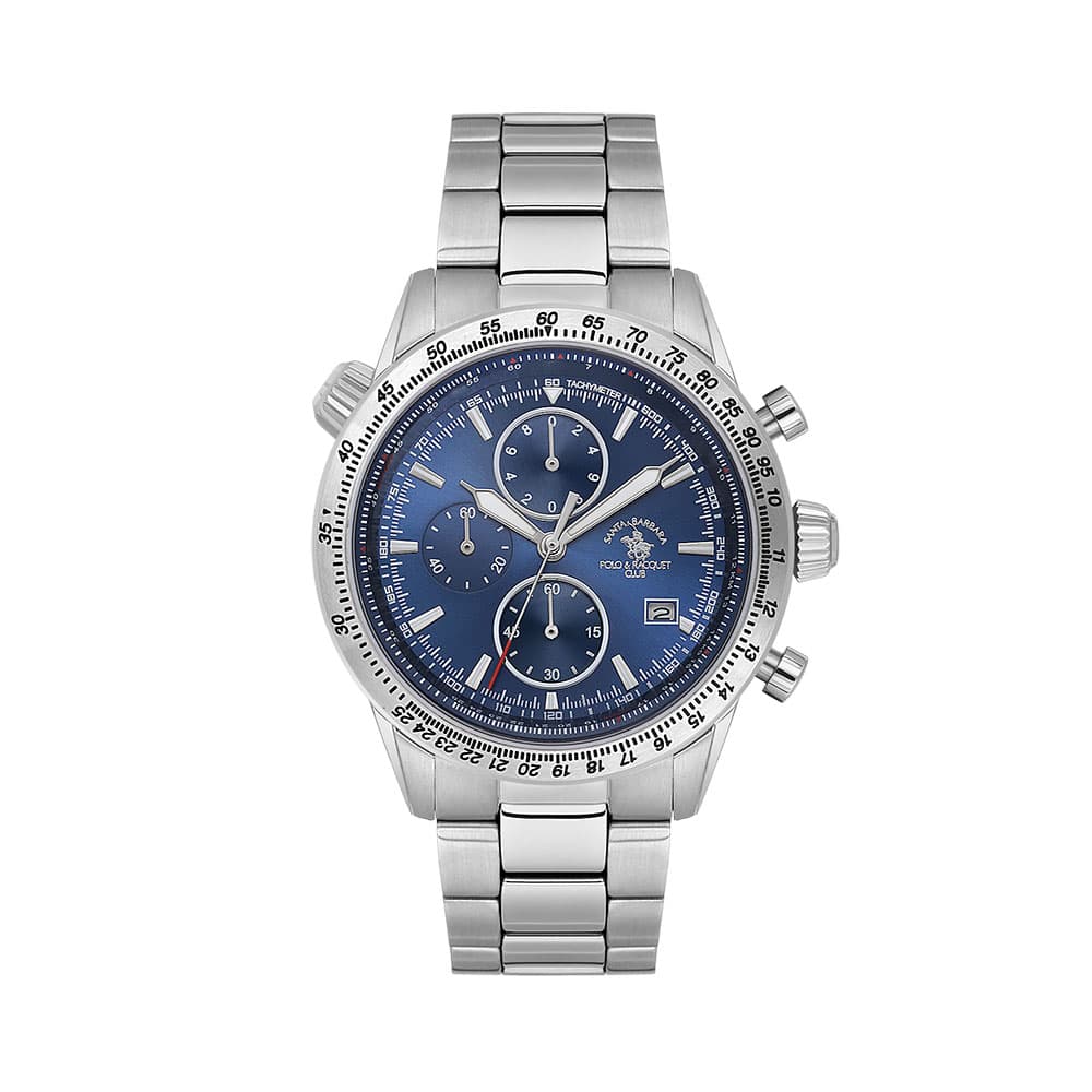 Santa Barbara Polo Legend - Ceas Barbatesc Quartz Argintiu SB.5.10003.2