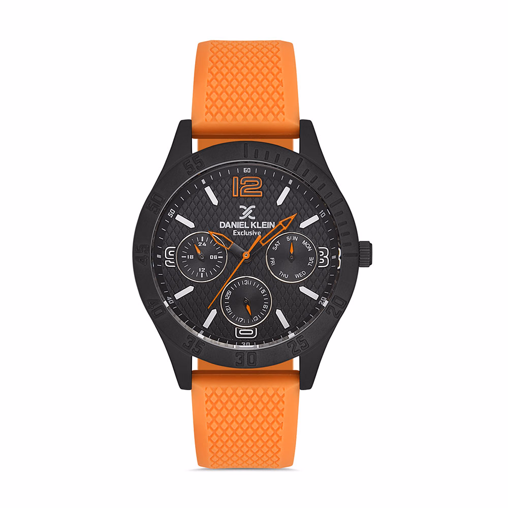 Daniel Klein Exclusive - Ceas Barbatesc Quartz Portocaliu DK.1.12999.6