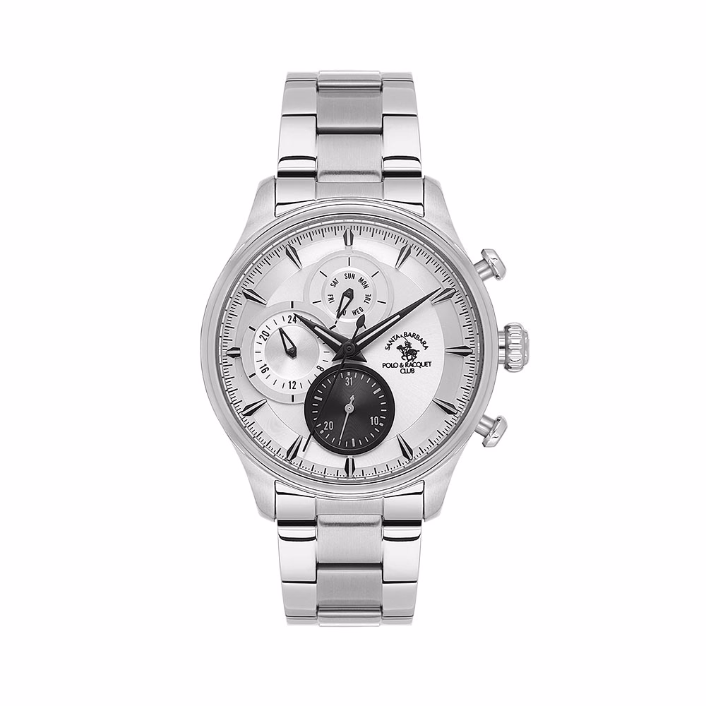 Santa Barbara Polo Legend - Ceas Barbatesc Quartz Argintiu SB.4.10023.1