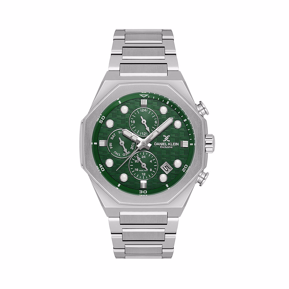 Daniel Klein Exclusive - Ceas Barbatesc Quartz Argintiu DK.1.14217.3