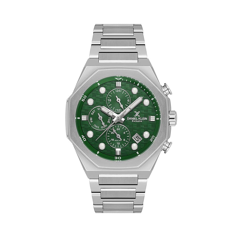 Daniel Klein Exclusive - Ceas Barbatesc Quartz Argintiu DK.1.14217.3