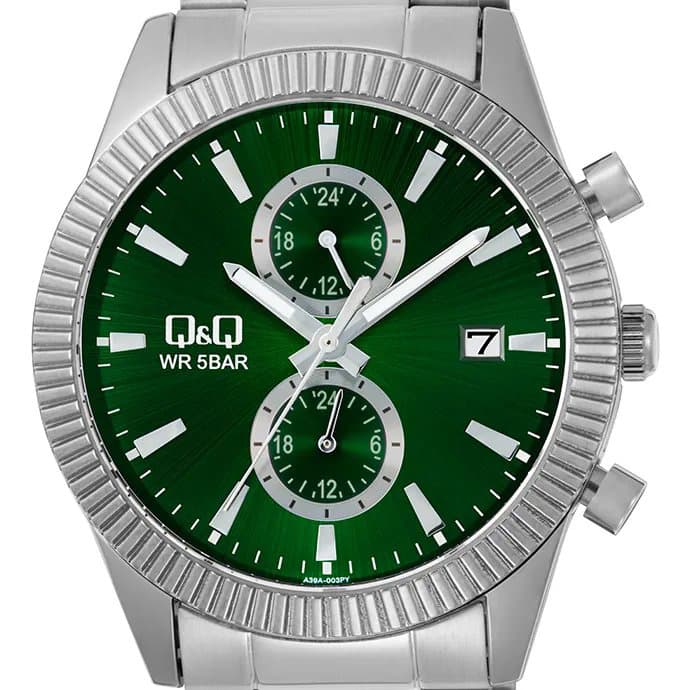 Мъжки аналогов часовник Q&Q Chronograph - A39A-003PY