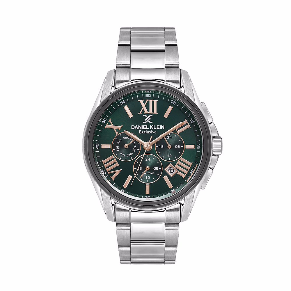 Daniel Klein Exclusive - Ceas Barbatesc Quartz Argintiu DK.1.14222.3