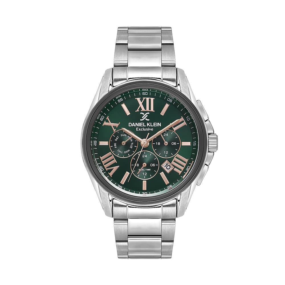 Daniel Klein Exclusive - Ceas Barbatesc Quartz Argintiu DK.1.14222.3