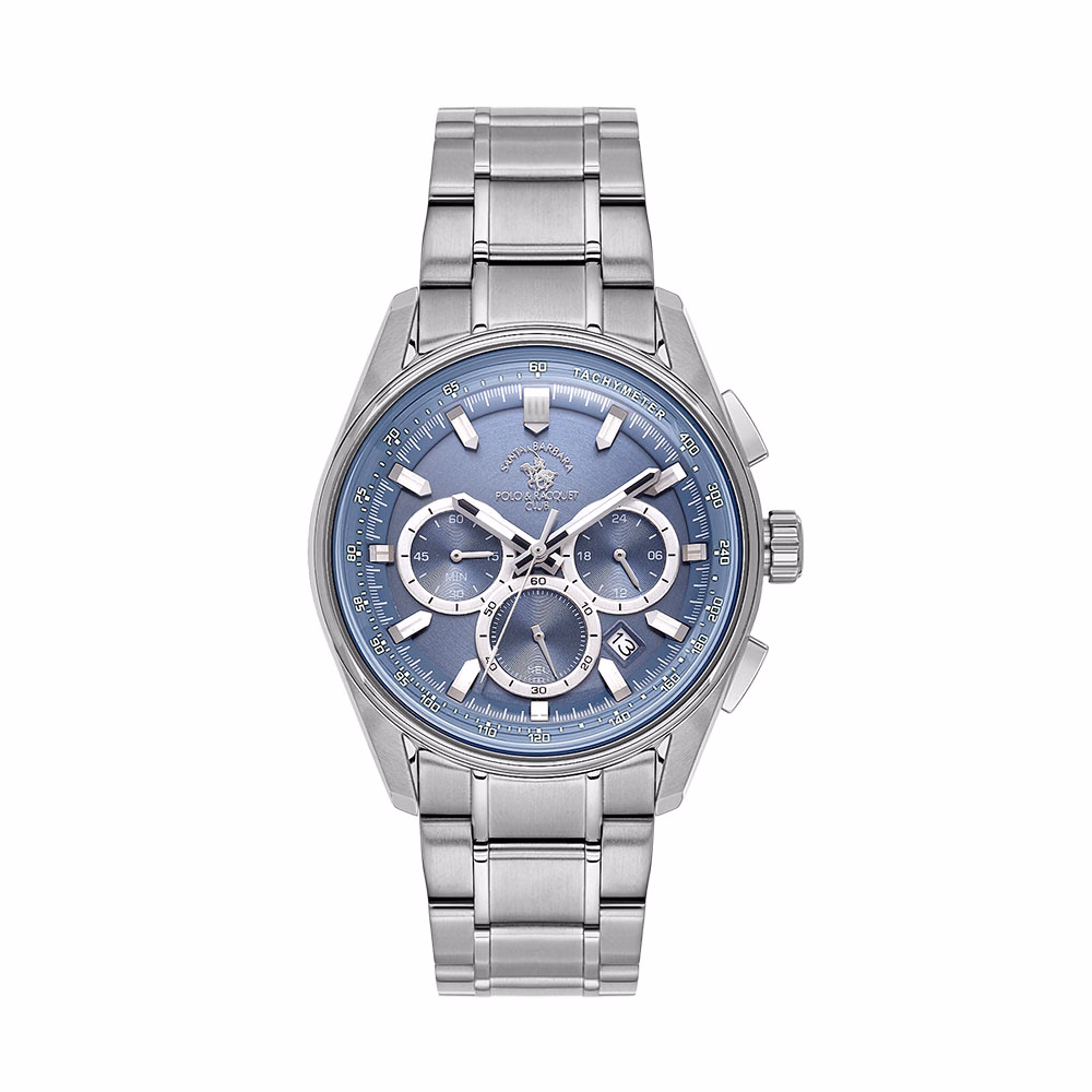 Santa Barbara Polo Legend - Ceas Barbatesc Quartz Argintiu SB.1.10634.6