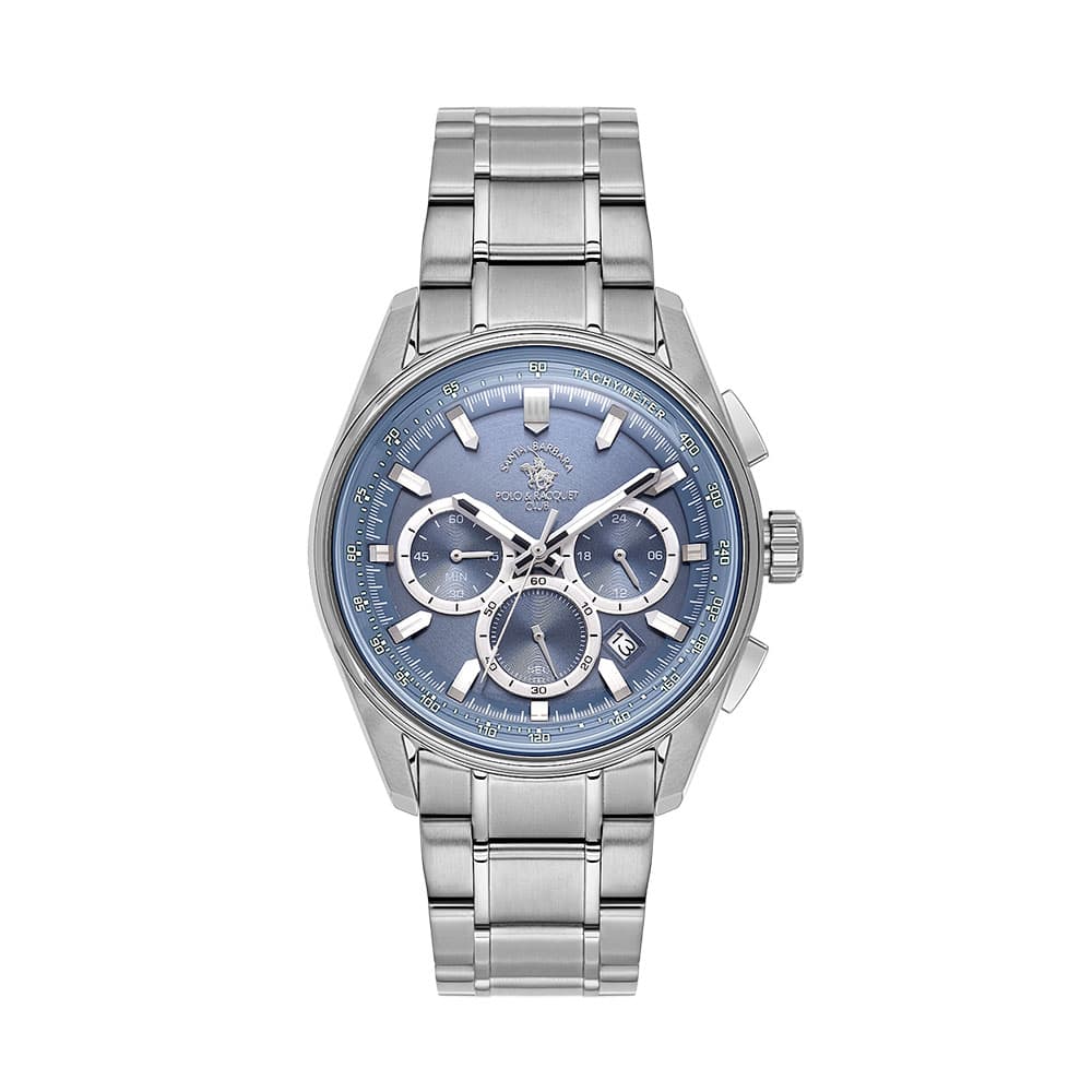 Santa Barbara Polo Legend - Ceas Barbatesc Quartz Argintiu SB.1.10634.6