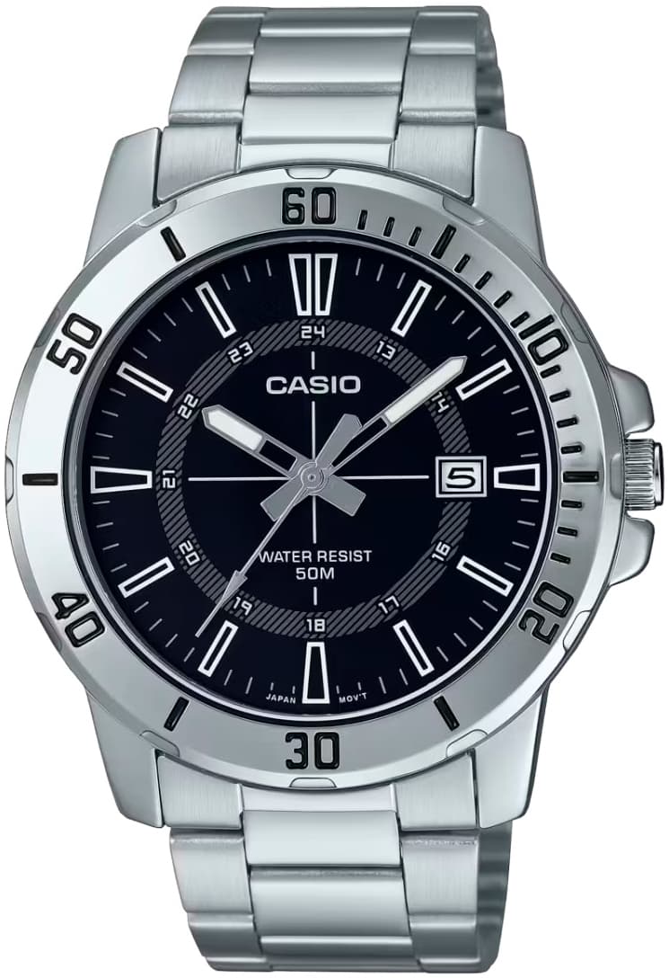 Мъжки аналогов часовник Casio - Casio Collection - MTP-VD01D-1CVUDF