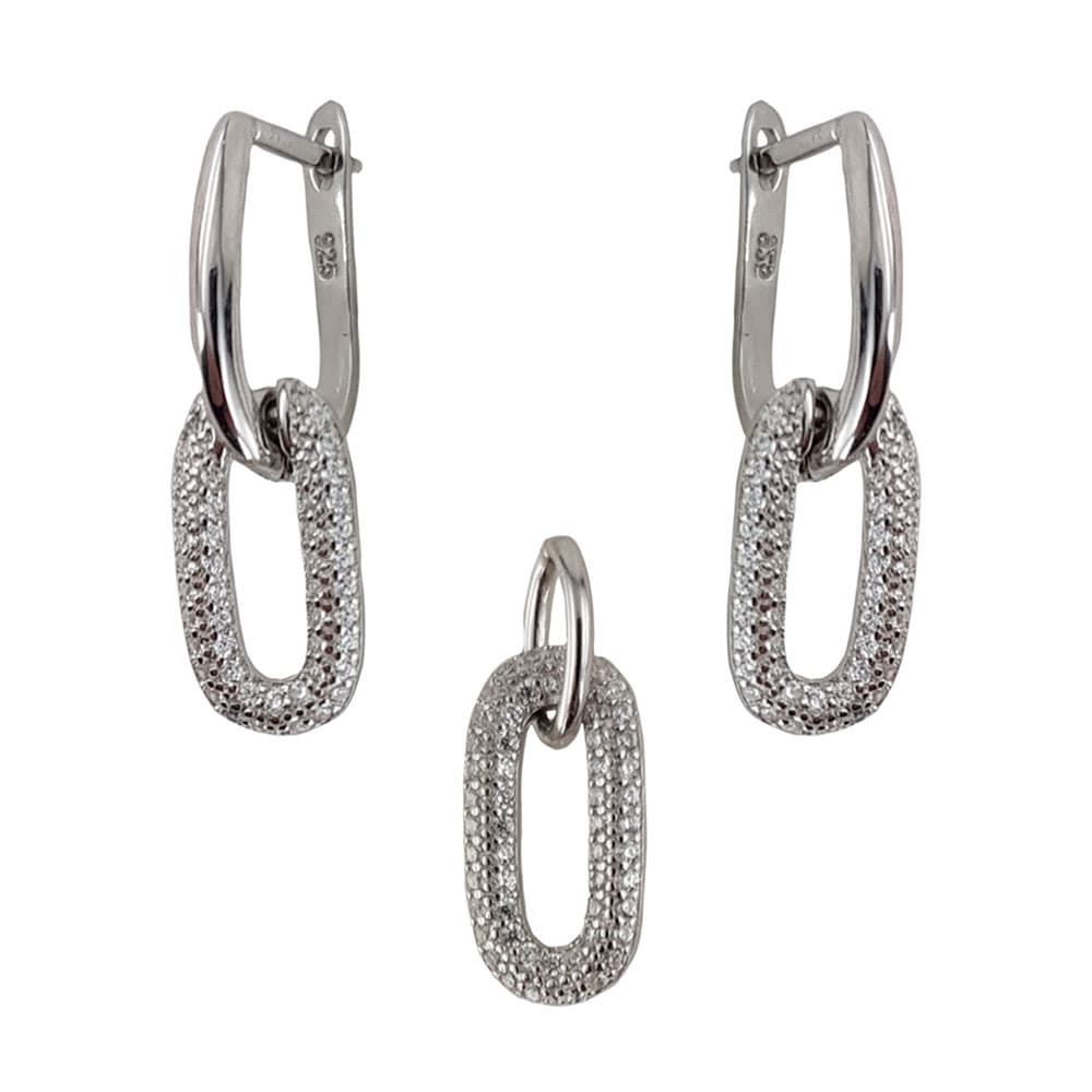 Set argint Thia zirconii
