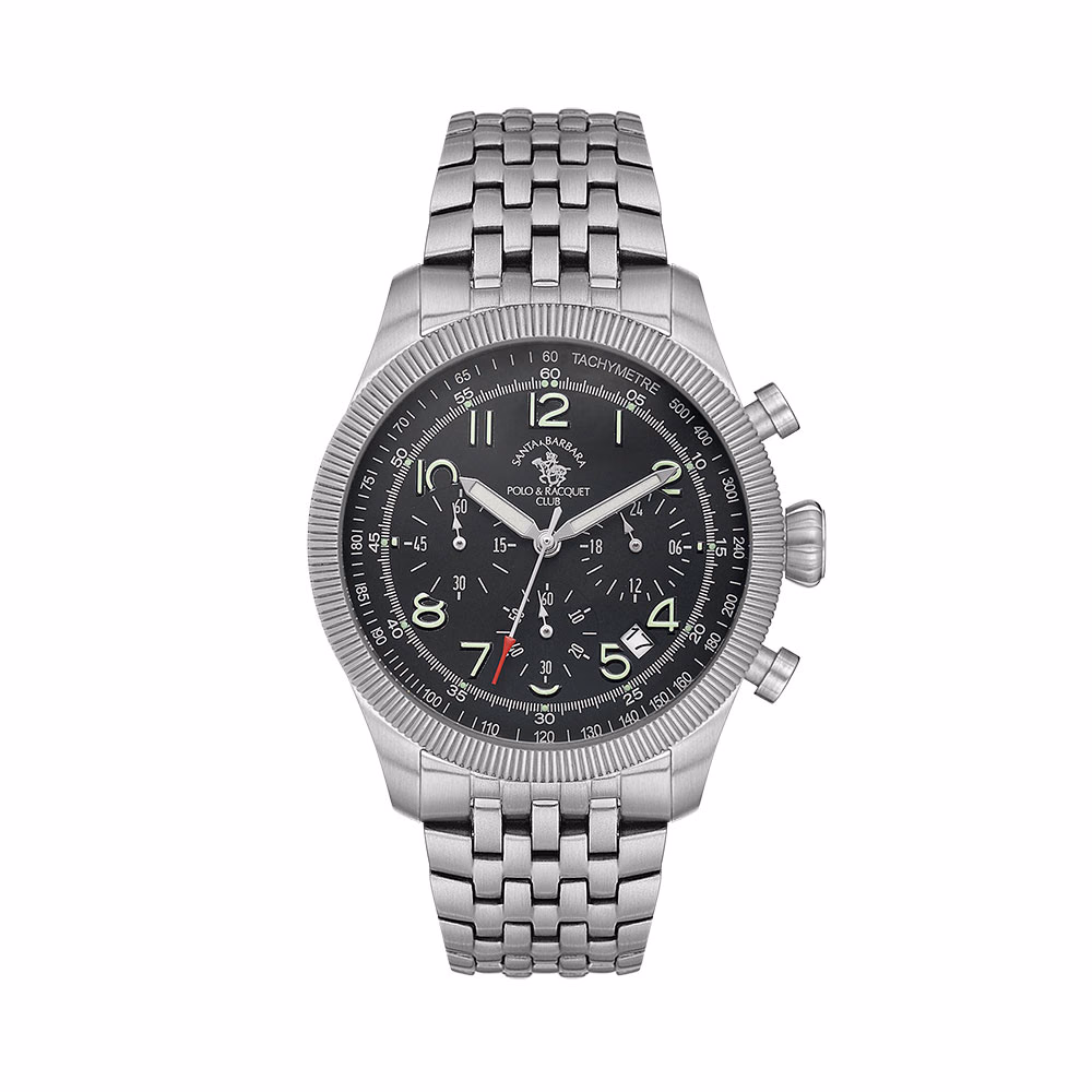 Santa Barbara Polo Legend - Ceas Barbatesc Quartz Argintiu SB.8.10007.1