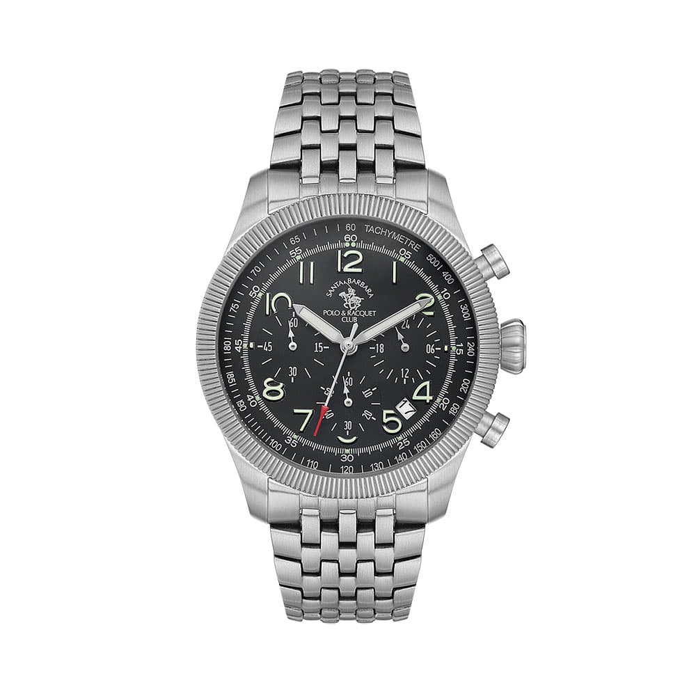 Santa Barbara Polo Legend - Ceas Barbatesc Quartz Argintiu SB.8.10007.1