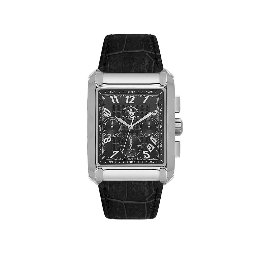 Santa Barbara Polo Legend - Ceas Barbatesc Quartz Negru SB.1.10550.1