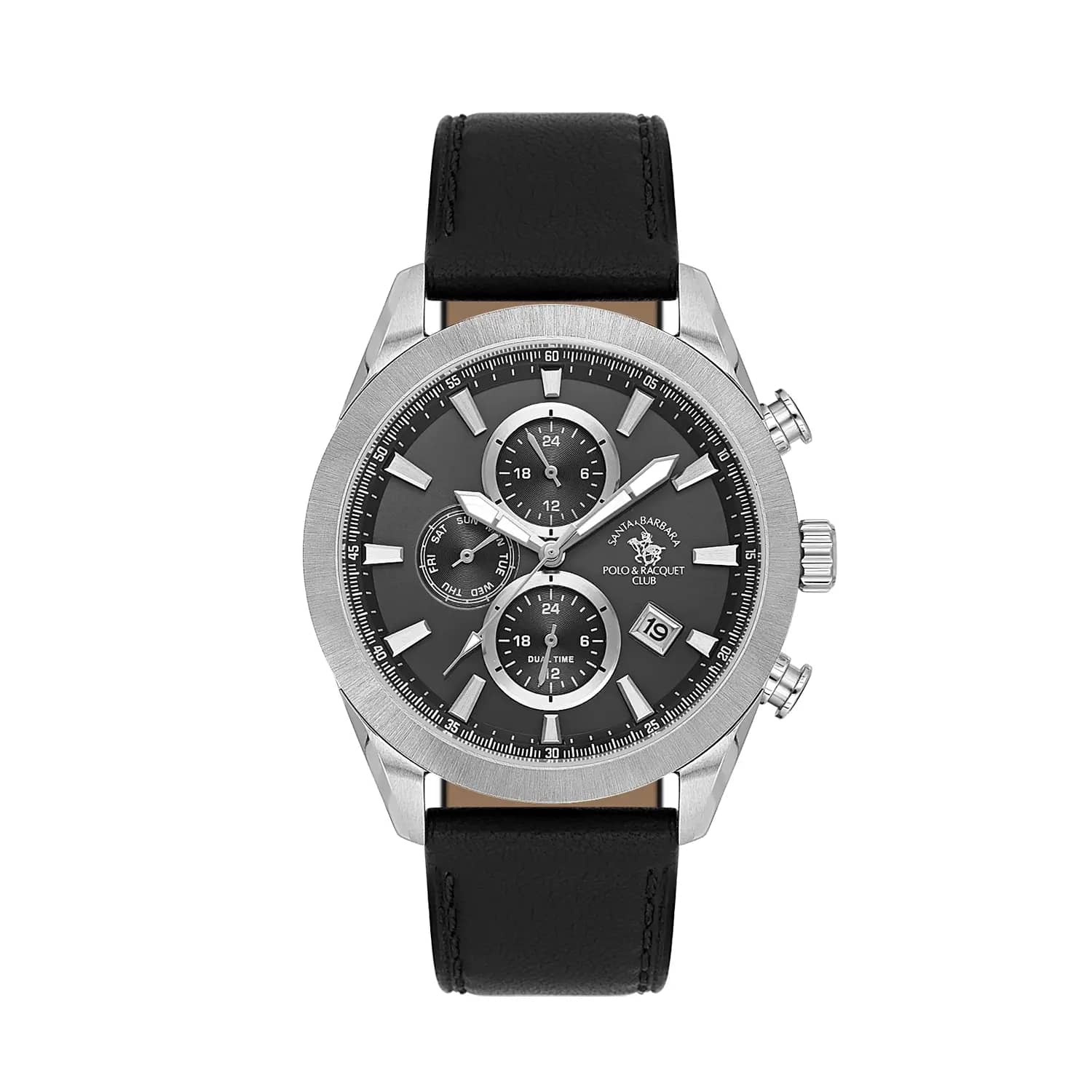 Santa Barbara Polo Legend - Ceas Barbatesc Quartz Negru SB.1.10701-1