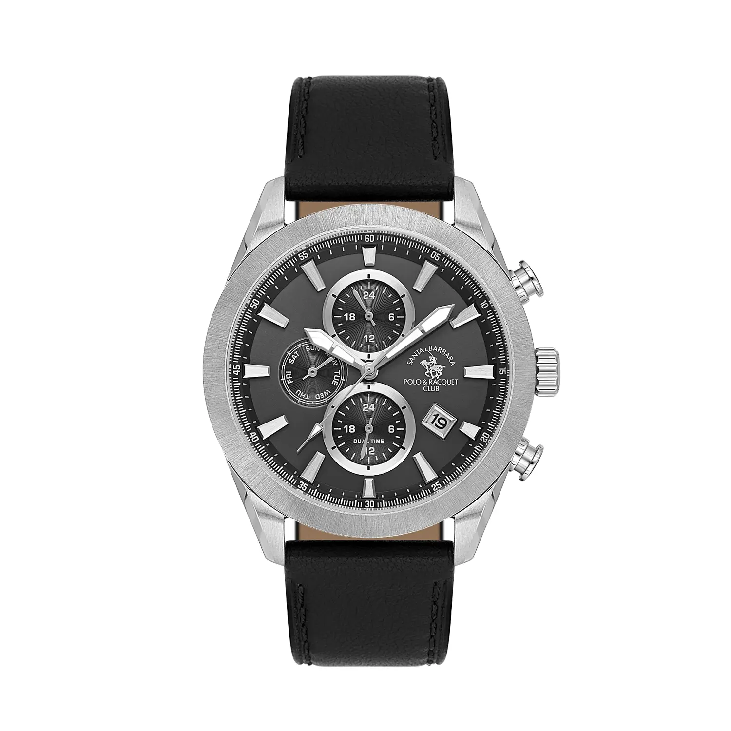 Santa Barbara Polo Legend - Ceas Barbatesc Quartz Negru SB.1.10701-1