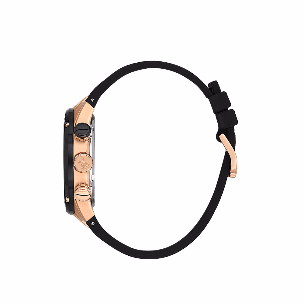 Santa Barbara Polo Prive - Ceas Barbatesc Quartz Negru SB.3.10001-1