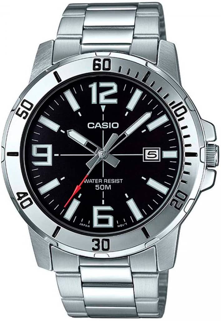 Мъжки аналогов часовник Casio - Casio Collection - MTP-VD01D-1BVUDF