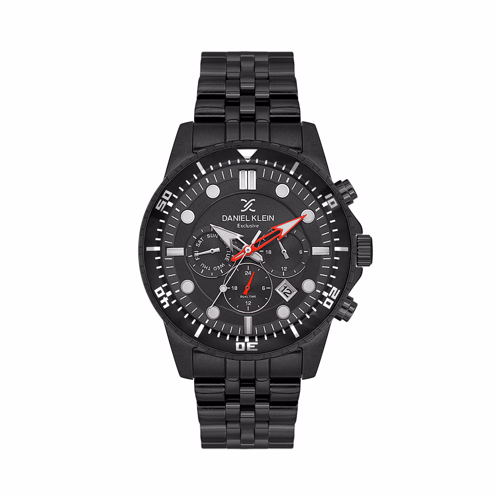 Daniel Klein Exclusive - Ceas Barbatesc Quartz Negru DK.1.14233.4