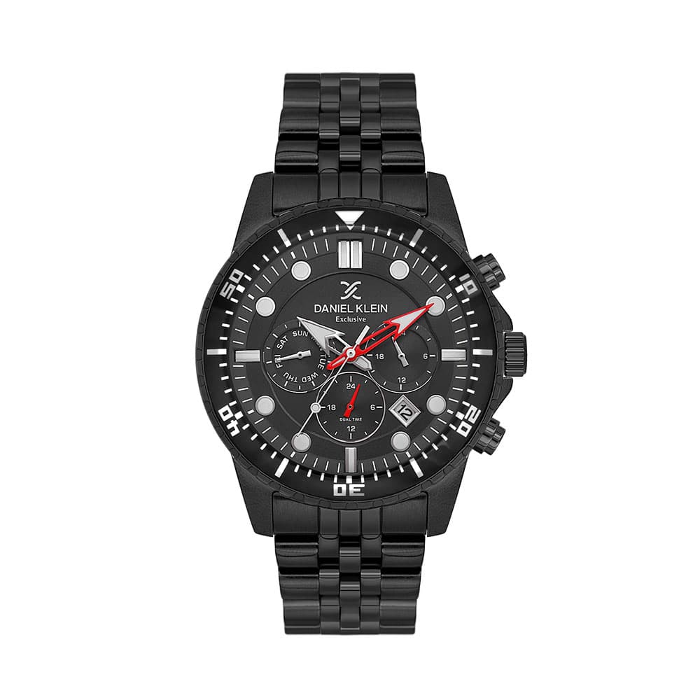 Daniel Klein Exclusive - Ceas Barbatesc Quartz Negru DK.1.14233.4