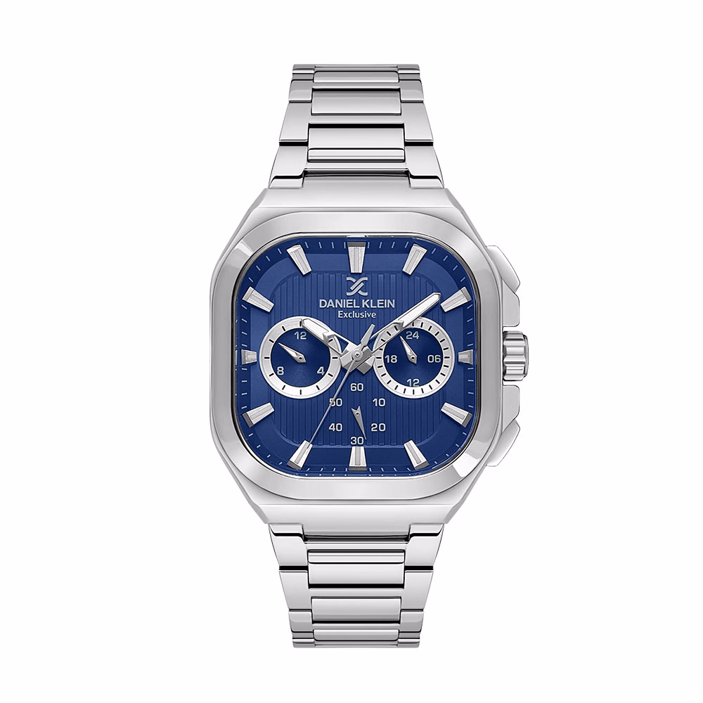Daniel Klein Exclusive - Ceas Barbatesc Quartz Argintiu DK.1.13903.3