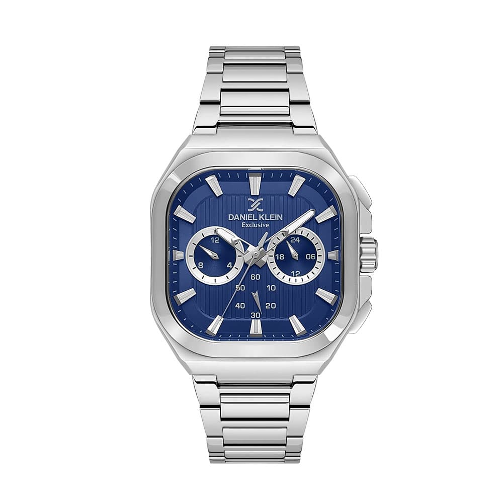 Daniel Klein Exclusive - Ceas Barbatesc Quartz Argintiu DK.1.13903.3