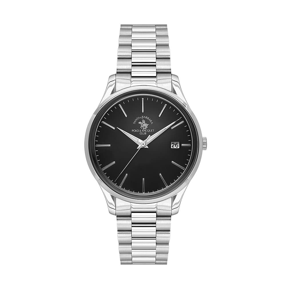 Santa Barbara Polo Noble - Ceas Barbatesc Quartz Argintiu SB.8.10010-2