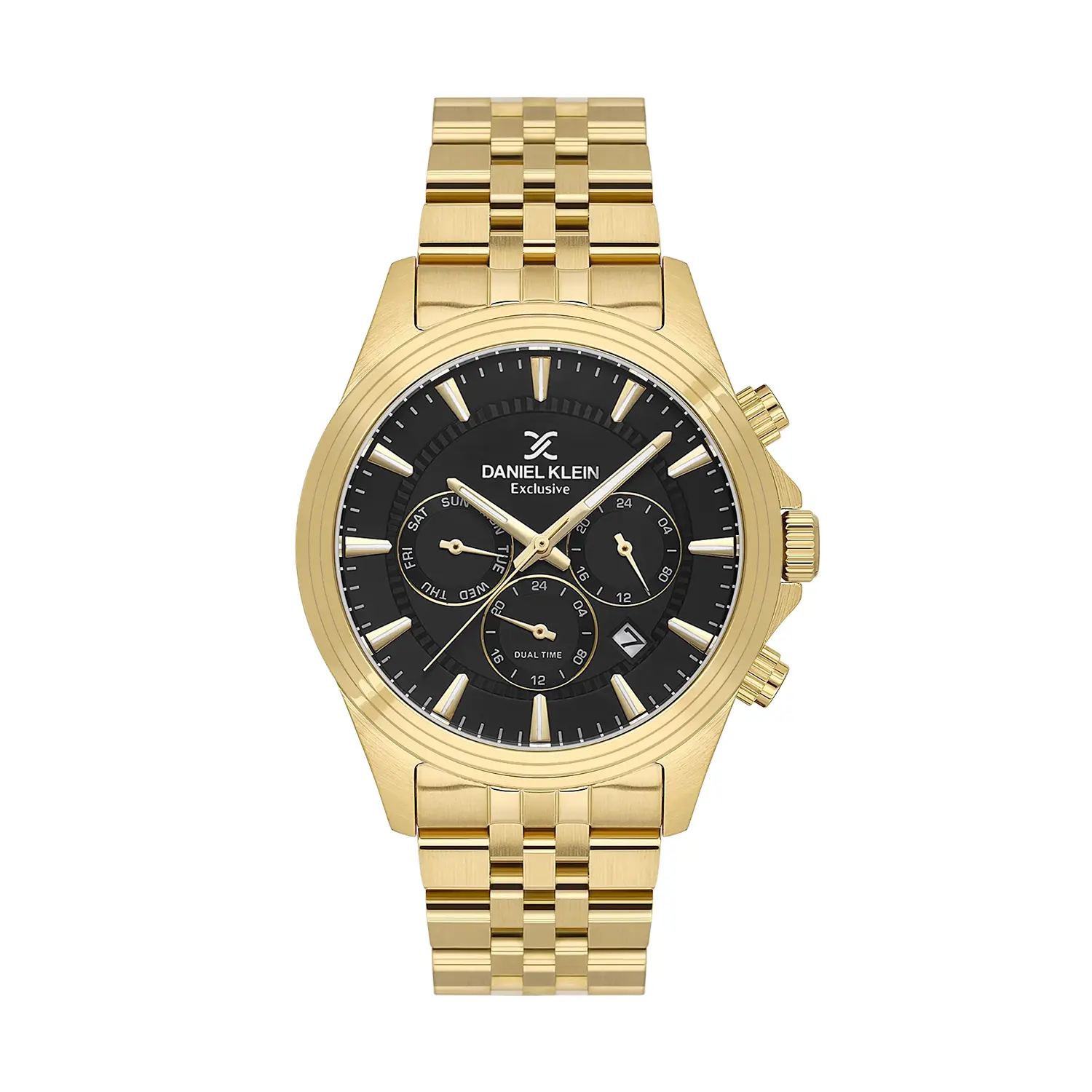 Daniel Klein Exclusive - Ceas Barbatesc Quartz Auriu DK.1.14345-4