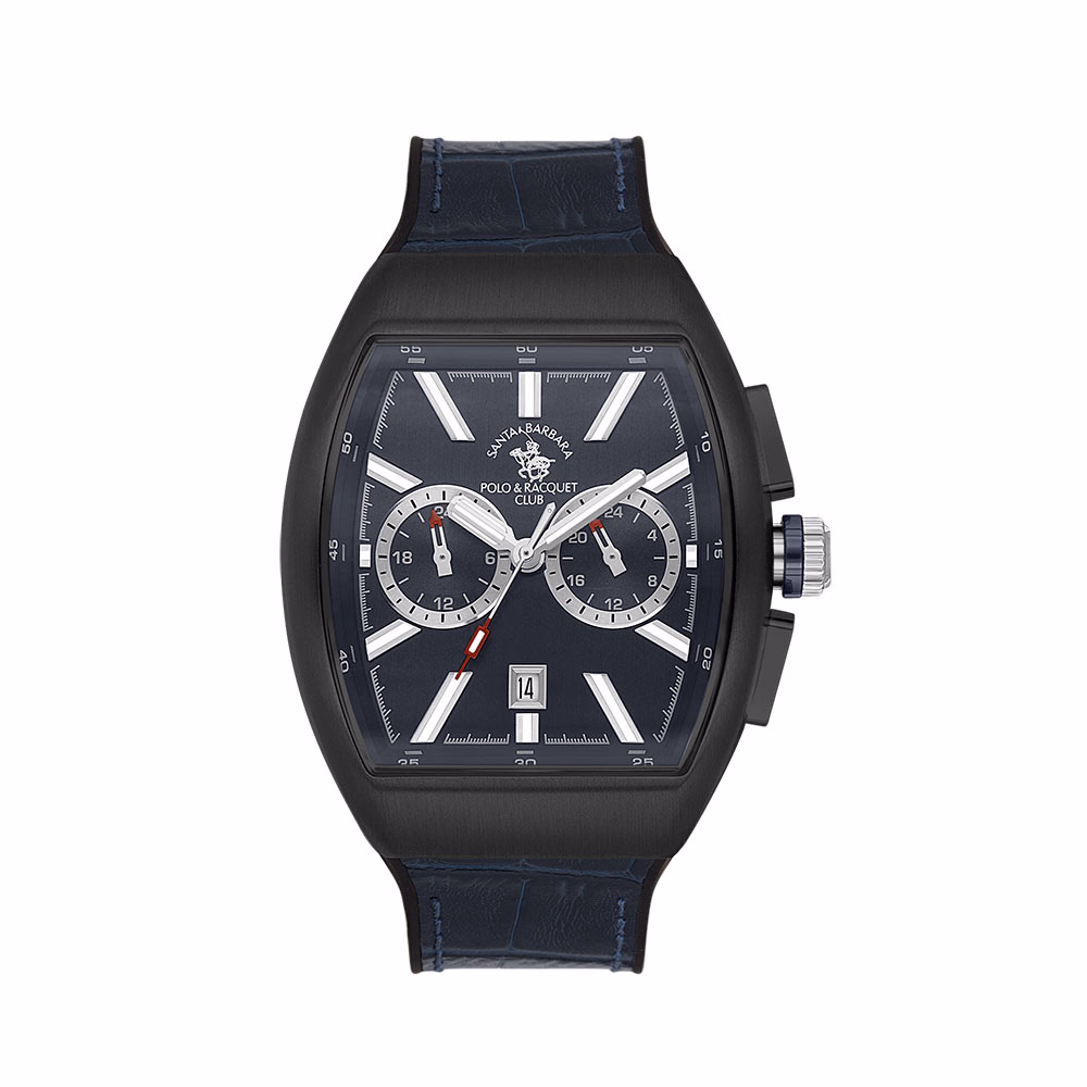 Santa Barbara Polo Prive - Ceas Barbatesc Quartz Bleumarin SB.1.10607.3