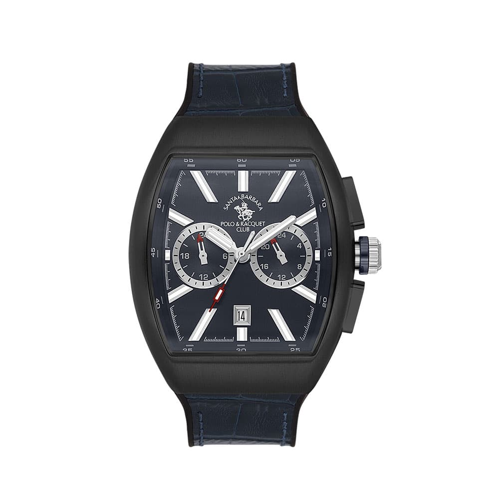 Santa Barbara Polo Prive - Ceas Barbatesc Quartz Bleumarin SB.1.10607.3