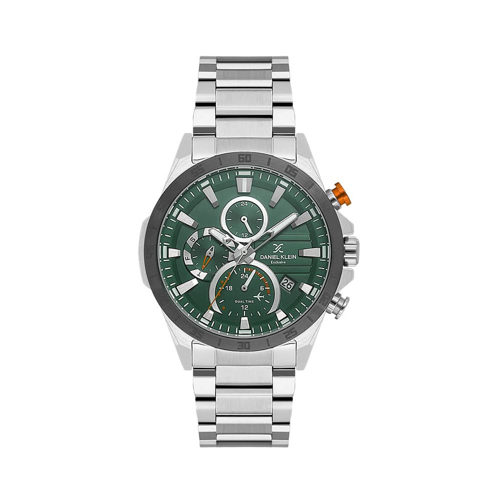 Daniel Klein Exclusive - Ceas Barbatesc Quartz Argintiu DK.1.13992.3