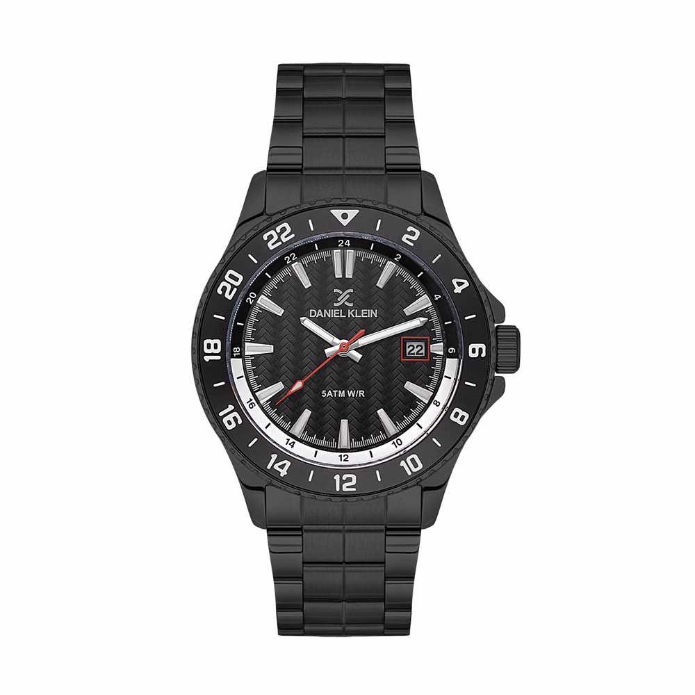 Daniel Klein Premium - Ceas Barbatesc Quartz Negru DK.1.13818.5
