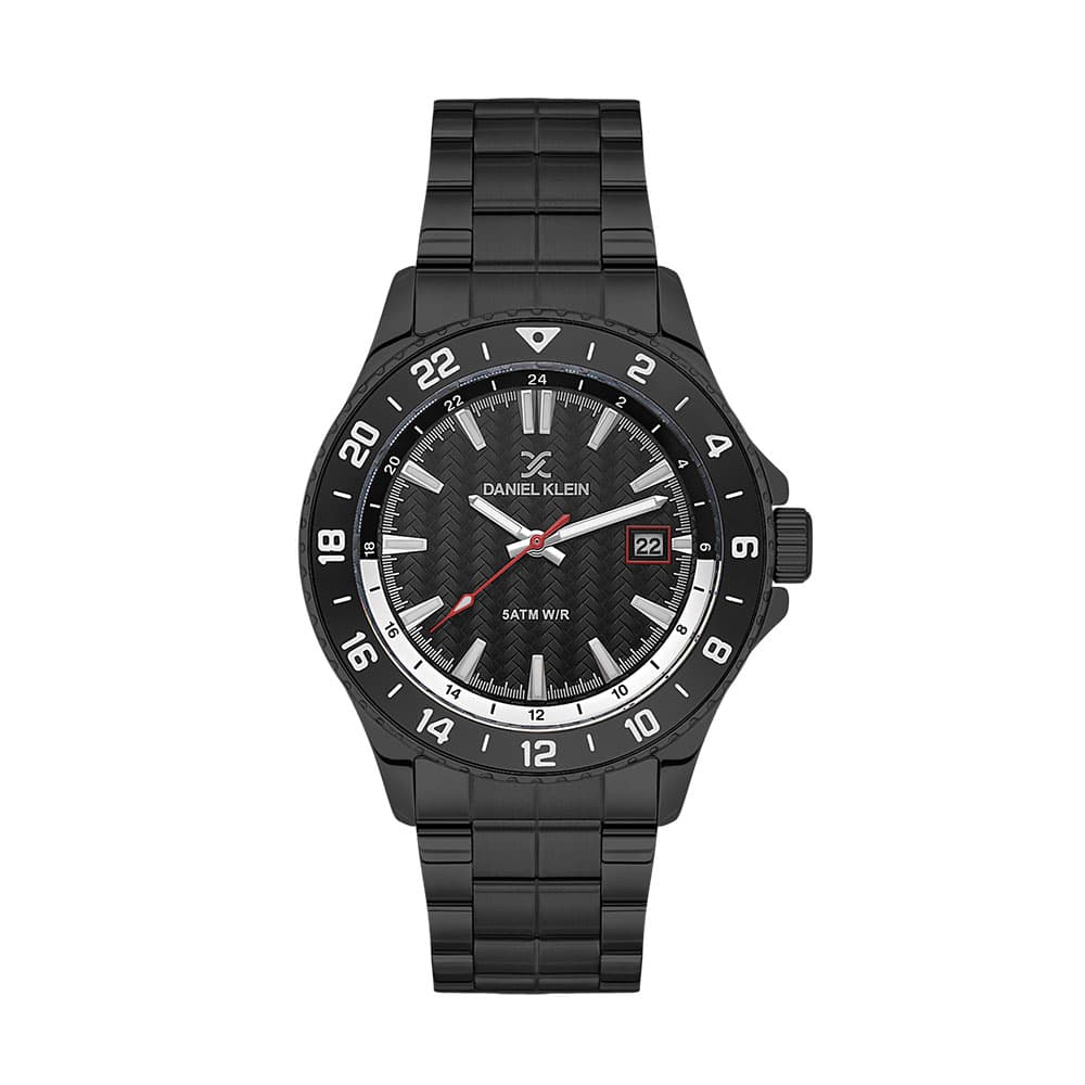 Daniel Klein Premium - Ceas Barbatesc Quartz Negru DK.1.13818.5