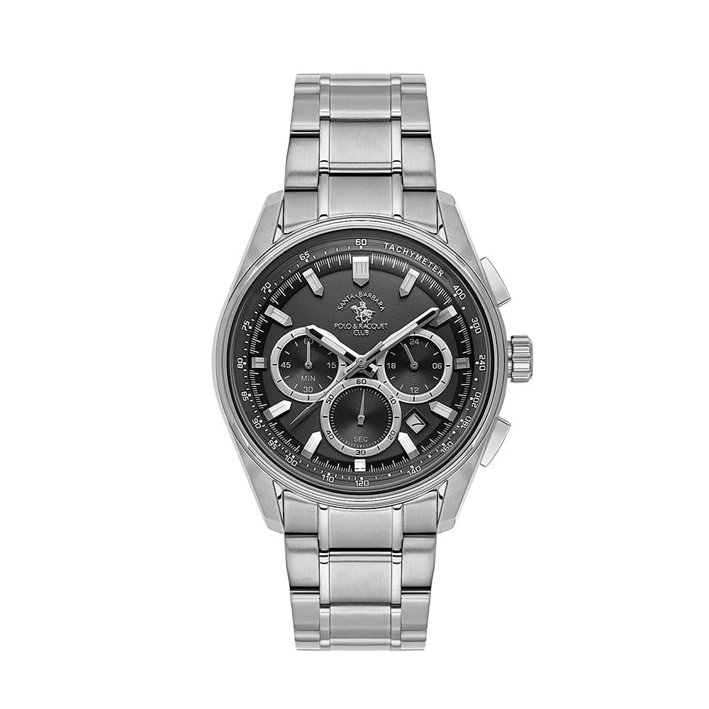 Santa Barbara Polo Legend - Ceas Barbatesc Quartz Argintiu SB.1.10634.2