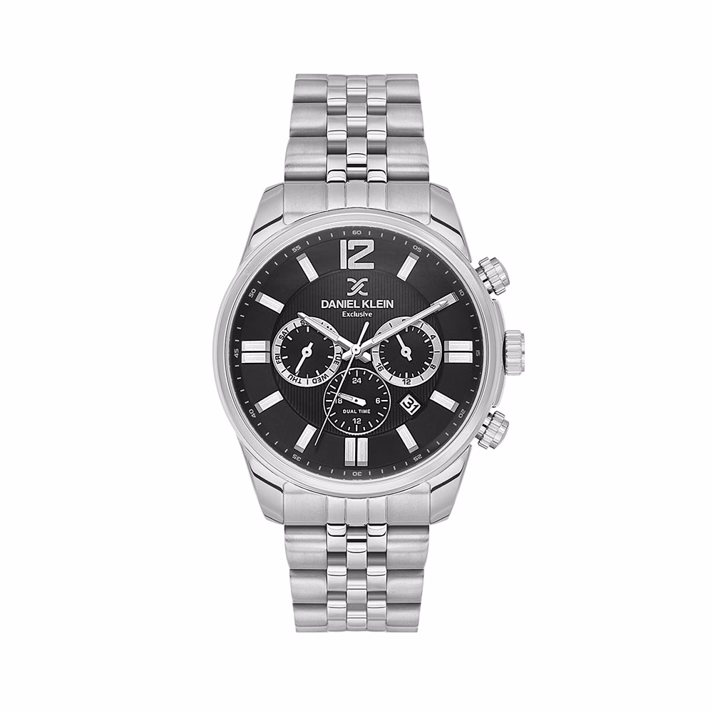 Daniel Klein Exclusive - Ceas Barbatesc Quartz Argintiu DK.6.14232.2