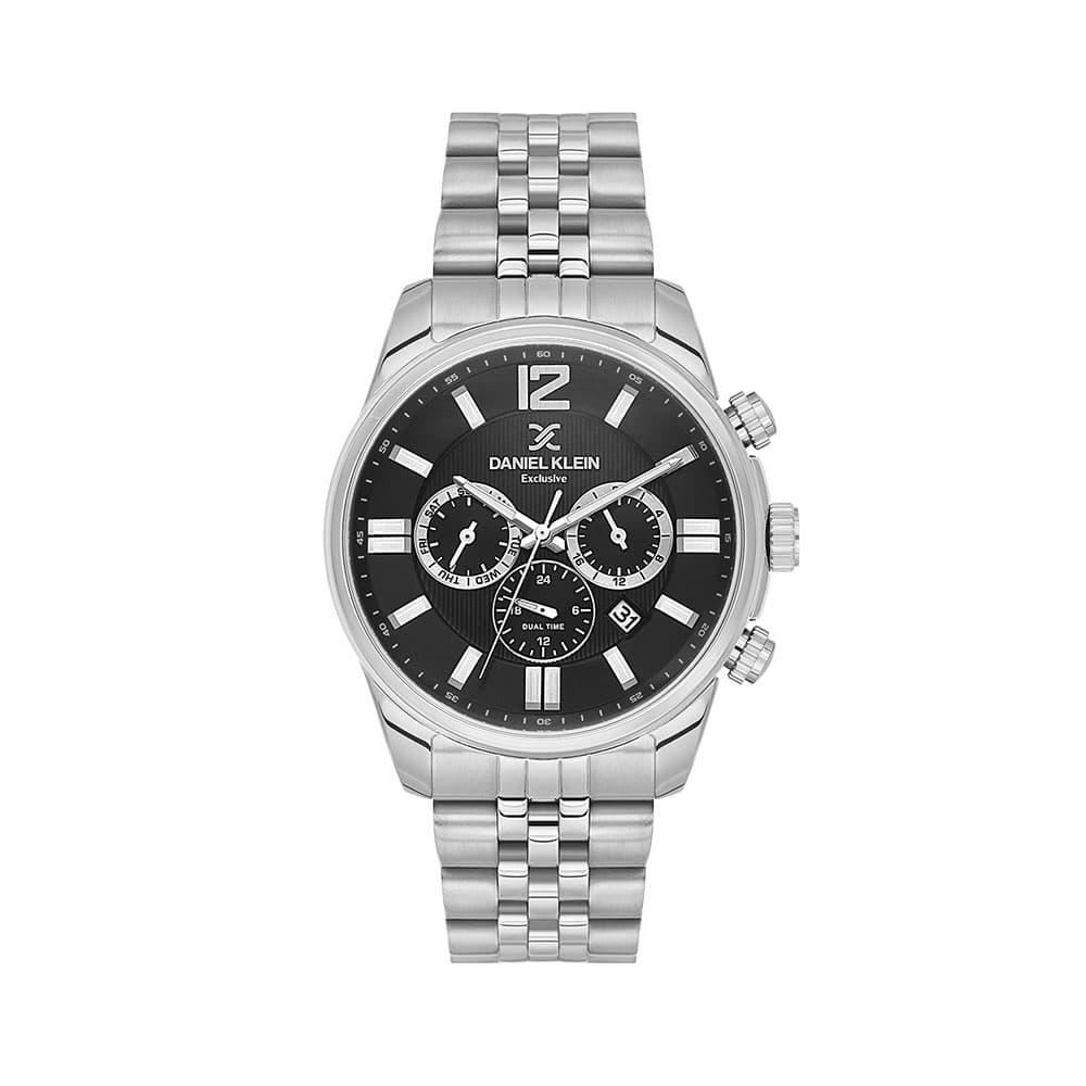 Daniel Klein Exclusive - Ceas Barbatesc Quartz Argintiu DK.6.14232.2