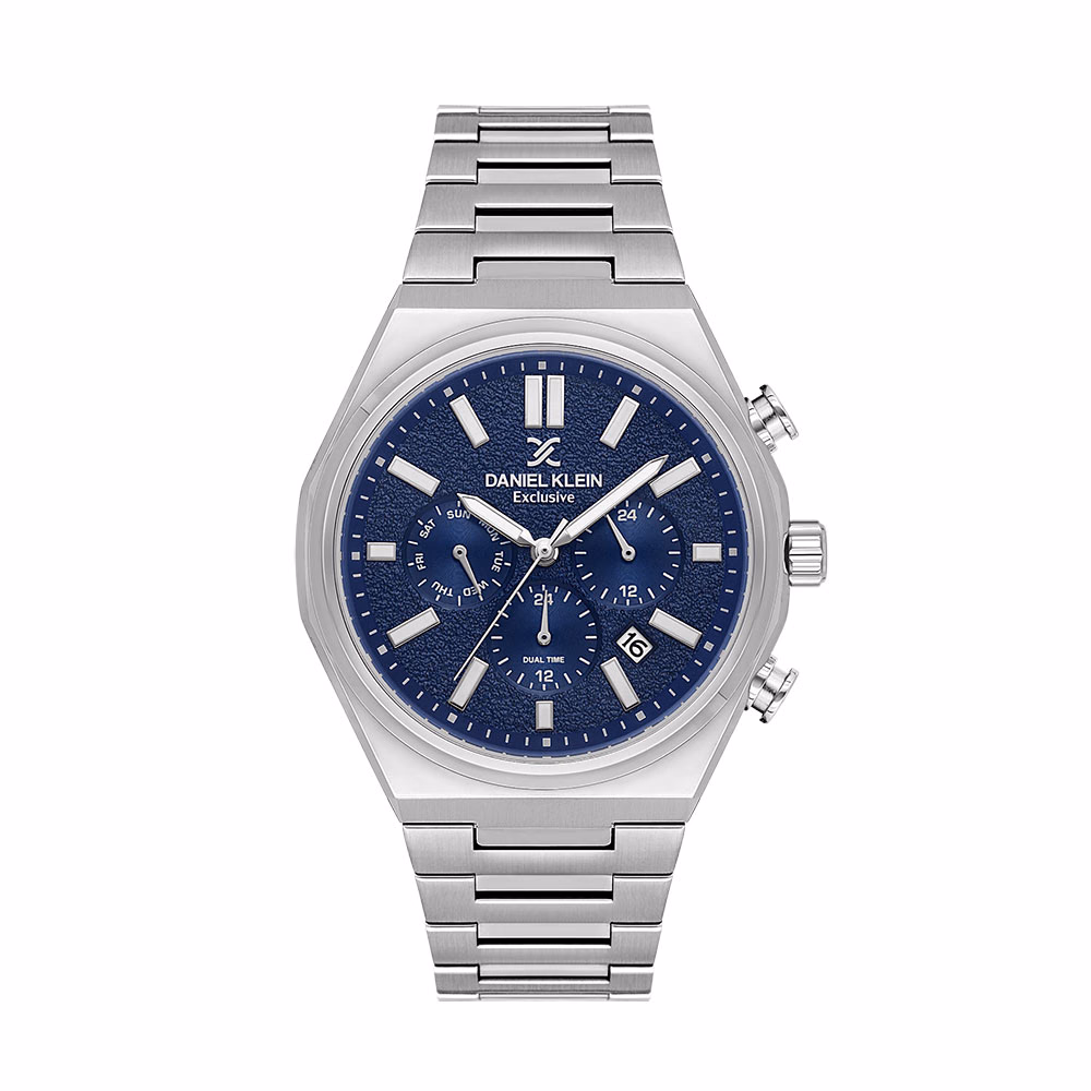 Daniel Klein Exclusive - Ceas Barbatesc Quartz Argintiu DK.1.14236-3