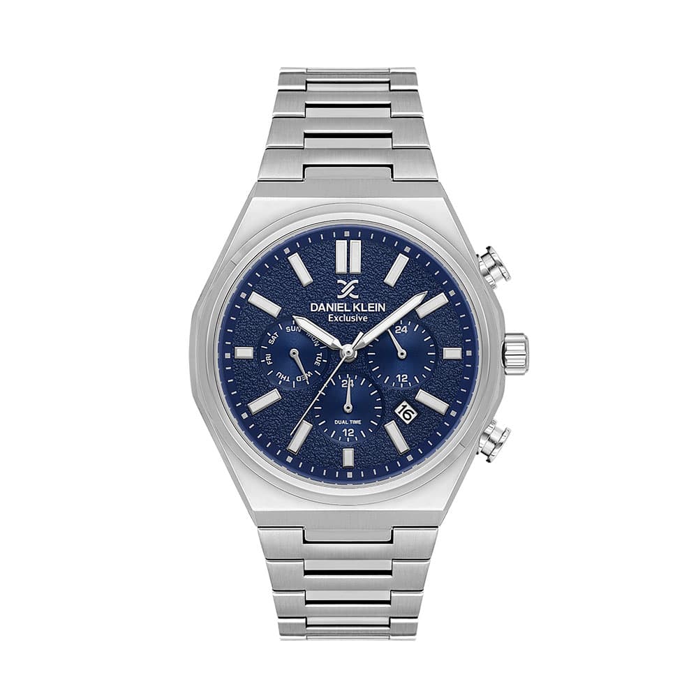 Daniel Klein Exclusive - Ceas Barbatesc Quartz Argintiu DK.1.14236-3