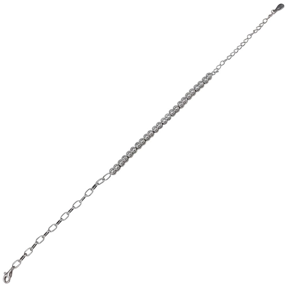 Bratara argint tennis solitaire Thia