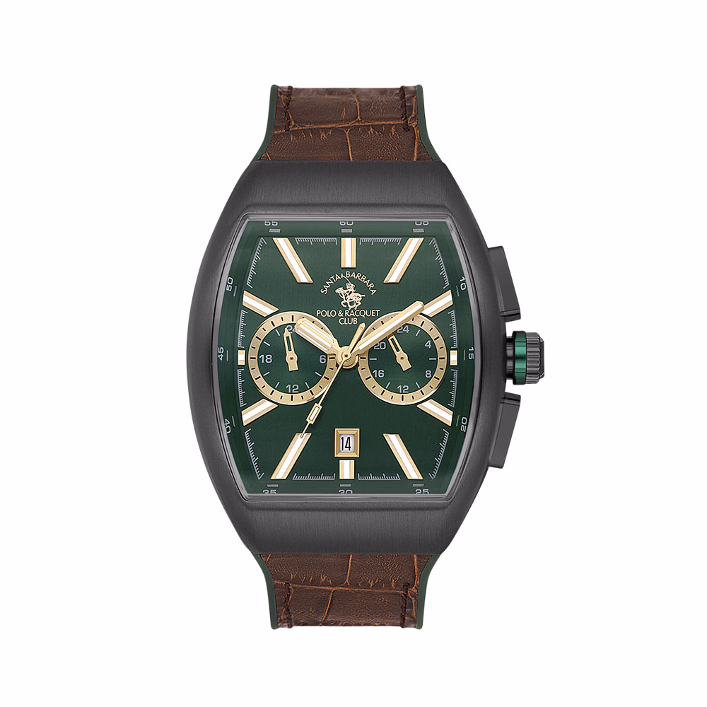 Santa Barbara Polo Prive - Ceas Barbatesc Quartz Cafeniu SB.1.10607.5