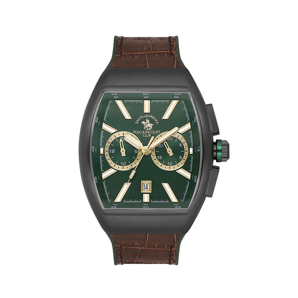 Santa Barbara Polo Prive - Ceas Barbatesc Quartz Cafeniu SB.1.10607.5