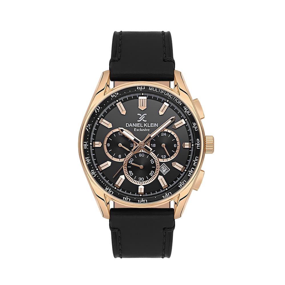 Daniel Klein Exclusive - Ceas Barbatesc Quartz Negru DK.1.13902.3