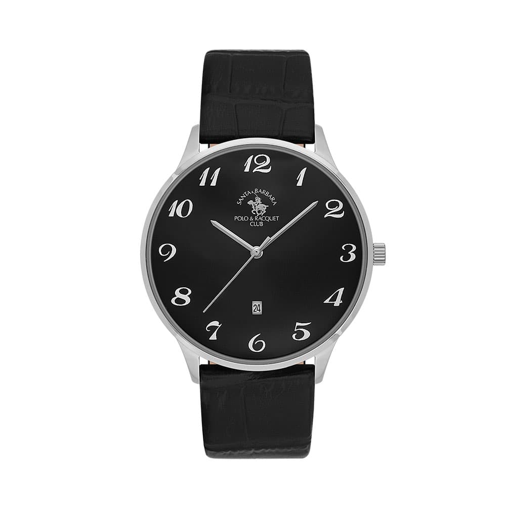 Santa Barbara Polo Noble - Ceas Barbatesc Quartz Negru SB.8.10004.6