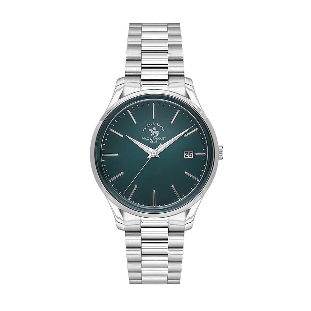 Santa Barbara Polo Noble - Ceas Barbatesc Quartz Argintiu SB.8.10010-5