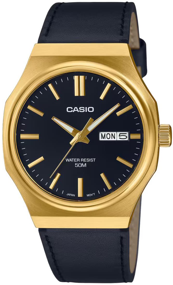 Мъжки аналогов часовник Casio - Casio Collection - MTP-E735GL-1AVDF