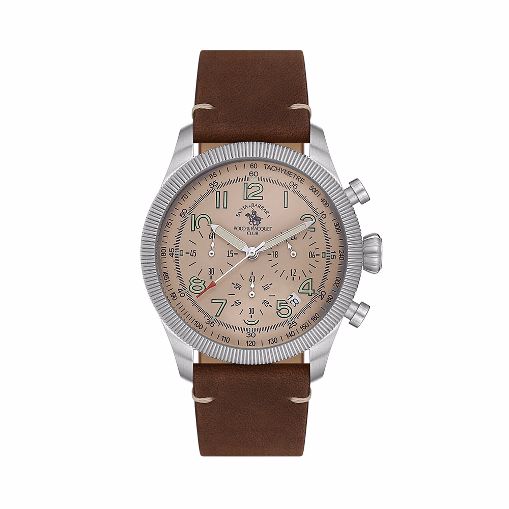 Santa Barbara Polo Legend - Ceas Barbatesc Quartz Cafeniu SB.8.10008.1